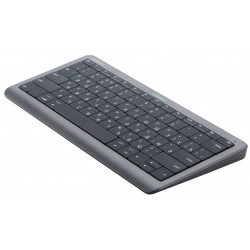 Клавиатура тачпад беспроводная Prestigio Click and Touch Wireless Keyboard  Bluetooth/USB Серый PSKEY1SGRU