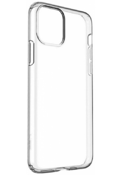 Чехол накладка TFN для Apple iPhone 11 Pro Max  Силикон Прозрачный CC 07 014TPUTC