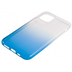 Чехол накладка LuxCase для смартфона Apple iPhone 11 Pro Max  Термопластичный полиуретан Прозрачный (Синий градиент) 64503