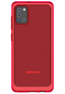 Чехол накладка Araree A Cover для смартфона Samsung Galaxy A31  Термополиуретан Red Красный GP FPA315KDARR