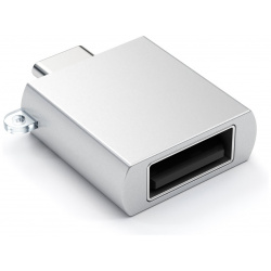 Переходник (адаптер) Satechi Aluminum Type C USB Adapter to 3 0  Серебристый ST TCUAS