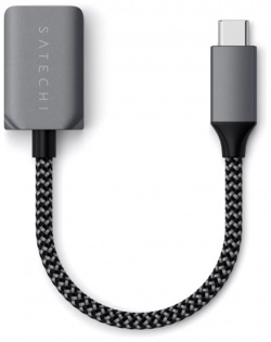 Переходник (адаптер) Satechi USB Type C to 3 0 Adapter  Серый ST UCATCM