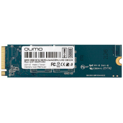 Внутренний SSD накопитель Qumo Novation 500Gb  M 2 2280 PCIe Gen3 x4 NVMe 3D TLC Черный Q3DT 500GPP4 NM2 OEM