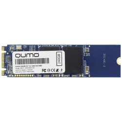 Внутренний SSD накопитель Qumo Novation 240GB  M 2 2280 SATA III 3D TLC Черный Q3DT 240GAEN M2 OEM