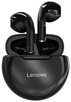 Гарнитура беспроводная (наушники) Lenovo TWS HT38  Bluetooth 30мАч Черный PTM7C02922