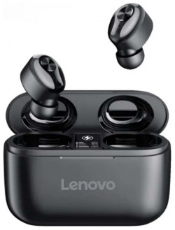 Гарнитура беспроводная (наушники) Lenovo TWS HT18  Bluetooth 40мАч Черный PTM7C02358