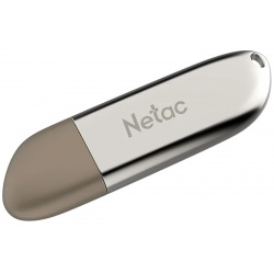 Флешка Netac U352  256GB USB 3 0 Серебристый/Коричневый NT03U352N 256G 30PN