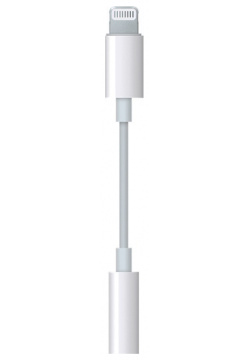 Переходник Apple для iPhone Lightning  Jack 3 5мм(f) Белый MMX62ZM/A