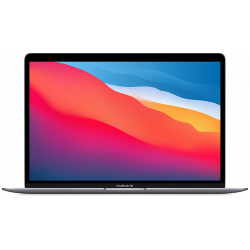 Ноутбук Apple MacBook Air M1 2020 Space Gray (английская раскладка) MGN63ZP/A (13 3"  8Gb/ SSD 256Gb 7 core Graphics) Серый
