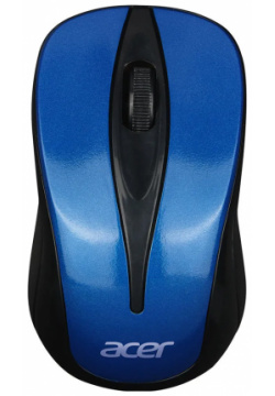 Мышь беспроводная Acer OMR132  1000dpi Wireless/USB Черный/Синий ZL MCEEE 01F