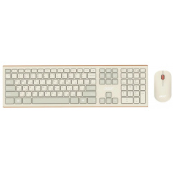 Клавиатура + мышь беспроводная Acer OCC200  Wireless/USB Разноцветный (бежевый серый коричневый) ZL ACCEE 004