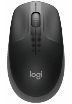 Мышь беспроводная Logitech M190  1000dpi Wireless/USB Черный/Серый 910 005906