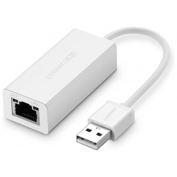 Сетевой адаптер UGREEN CR110  USB 2 0 на RJ 45 (100 Mb) Белый 20253