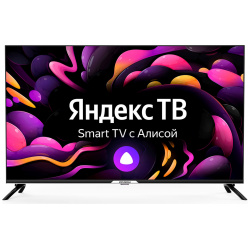 Телевизор Hyundai 50” LED  UHD Smart TV (Яндекс ТВ) Звук (16 Вт (2x8 Вт) 3xHDMI 2xUSB 1xRJ 45 Черный H LED50BU7003