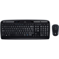 Комплект беспроводной клавиатура+мышь Logitech MK330 920 003995 Черный 