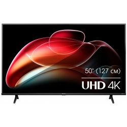 Телевизор Hisense 55” DLED  UHD Smart TV (VIDAA) Звук (16 Вт (2x8 Вт)) 3xHDMI 2xUSB 1xRJ 45 Черный 55A6K