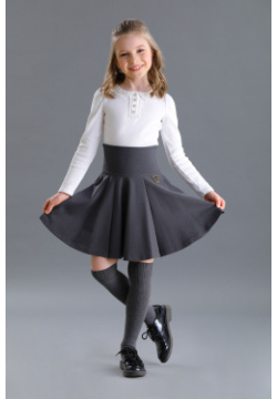 Блузка Маленькая леди Светлая школьная для девочки