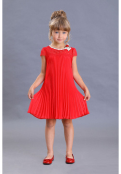 Платье Маленькая леди Нарядное с кружевным верхом для девочки