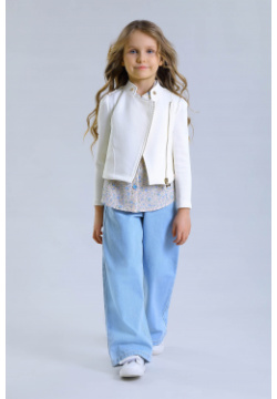 Куртка Маленькая леди Летний жакет для девочки  Модель выполнена из футера