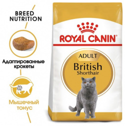 ROYAL CANIN British Shorthair Adult Корм сух д/британских кошек 400г 25570040R1