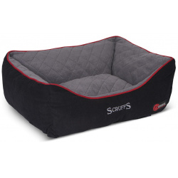 SCRUFFS Лежак для животных с бортиками "Thermal Box Bed"  черный 60х50х19см (Великобритания) 677243