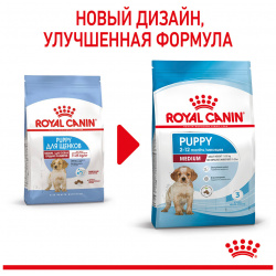 ROYAL CANIN Medium Puppy Корм сух д/щенков средних пород 3кг 30030300R0 Формула