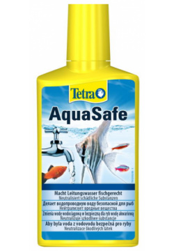 TETRA AquaSafe Препарат д/подготовки водопровод воды пригод д/обитания рыб 50мл F 198852