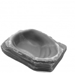 LUCKY REPTILE Кормушка поилка для рептилий "Granite"  7 5x6x2см (Германия) WDG 1 К