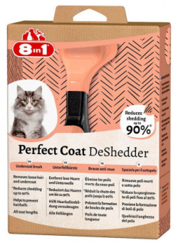 8IN1 Perfect Coat Дешеддер д/кошек S 151869 для
