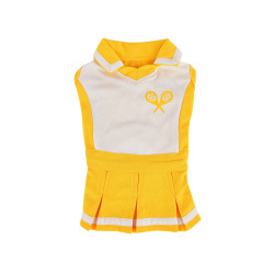 PUPPIA Платье теннисное для собак "Ace"  желтое L (Южная Корея) PATA OP1742 YE