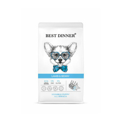 BEST DINNER Sensible Puppy Lamb&Berry Корм сух ягненок/ягоды д/щенков 1 5кг 75042