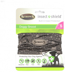 SCRUFFS Повязка для собак на шею "Insect Shield Dog Snood"  M 33 44 см (Великобритания) 937102
