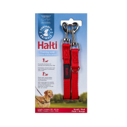 COA Поводок перестёжка для собак "HALTI Training Lead"  красный 200х1 5см (14140A) 41406/COA