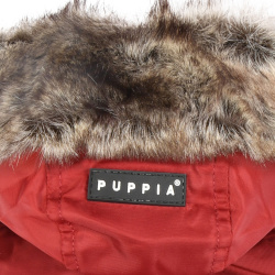 PUPPIA Куртка для собак с капюшоном "Brock"  красная M (Южная Корея) PAUD JM1851 RD