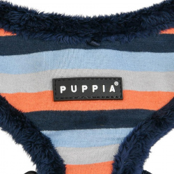 PUPPIA Шлейка для собак утепленная "Bryson"  синяя S (Южная Корея) PAUD HA1844 NY