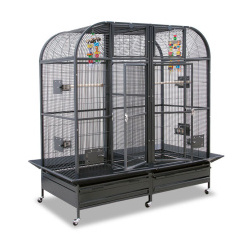 MONTANA Cages Клетка для малых и средних птиц "Palace II"  тёмно серая 163х81х185см (Германия) K35055
