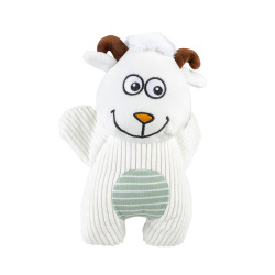 DUVO+ Игрушка для собак мягкая "Плюшевая овечка"  белая 25x12x6см (Бельгия) 13441/DV