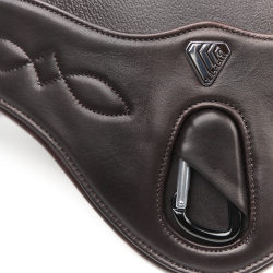 SHIRES LUSSIO Подпруга с фартуком для лошади "Pro Luxe"  115 коричневый (Великобритания) 715/HAVANA/46