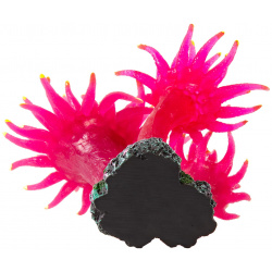 EXOPRIMA Декорация для аквариума "Коралл трио" силикон  розовая 17 5х11 5х15 5см Декор 40089/EP