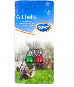 DUVO+ Подвеска  колокольчики на ошейник для кошек "Bells" 2шт (Бельгия) 4601000/DV