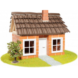 Teifoc Строительный набор Дом с каркасной крышей 200 деталей TEI 4300 К