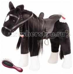 Мягкая игрушка Gotz Лошадь с расчёской 50 см 