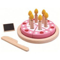Plan Toys Игровой набор Торт 3488 — это деревянная
