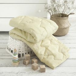 Одеяло Baby Nice (ОТК) стеганое  овечья шерсть хлопок 105х140 см Q004123