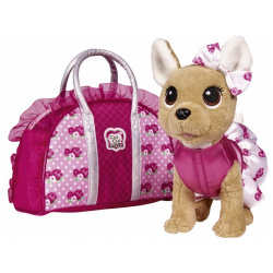 Мягкая игрушка Chi Love Плюшевая Модная собачка с сумочкой  20 см 5893346