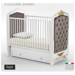 Детская кроватка Nuovita Fulgore swing (поперечный маятник) 