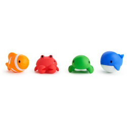 Munchkin Игрушки для ванны Морские животные 4 шт  1110301