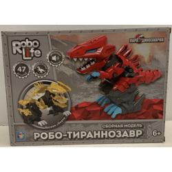 1 Toy RoboLife Сборная модель Робо тираннозавр (47 деталей) Т1908