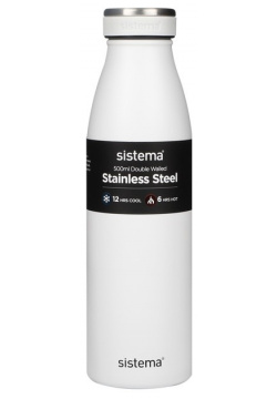 Sistema Стальная бутылка 500 мл 550