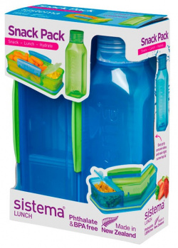 Sistema Набор Snack: контейнер и бутылка 475 мл 1596